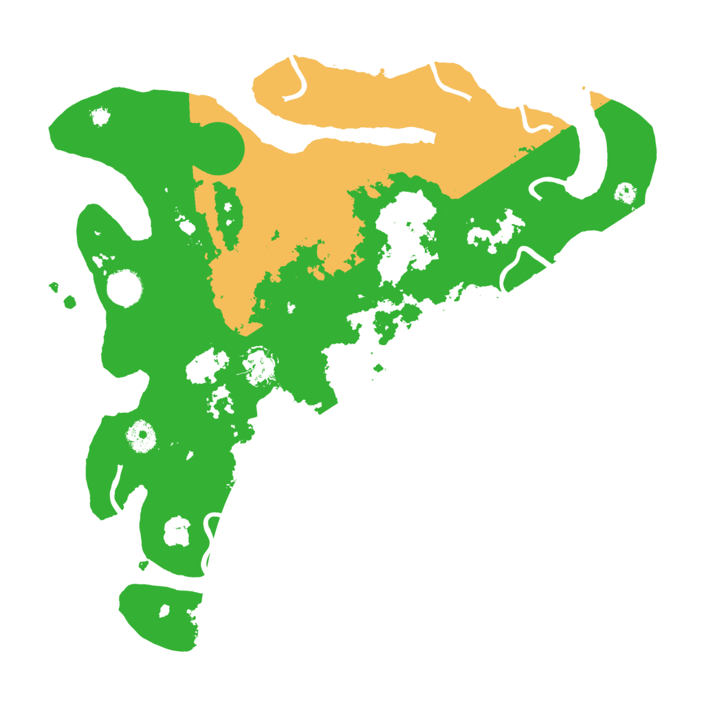 Biome Rust Map: Procedural Map, Size: 3500, Seed: 90165489