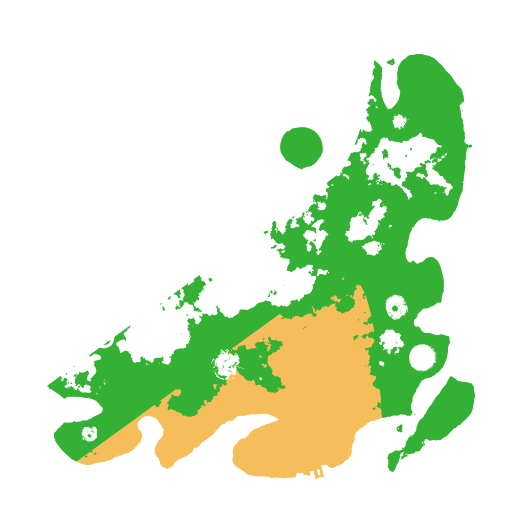Biome Rust Map: Procedural Map, Size: 3500, Seed: 7398960