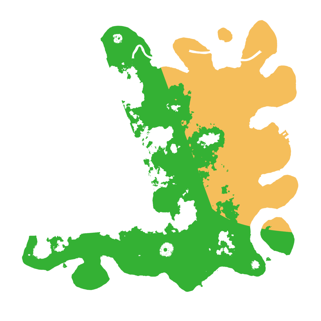 Biome Rust Map: Procedural Map, Size: 3500, Seed: 21205968