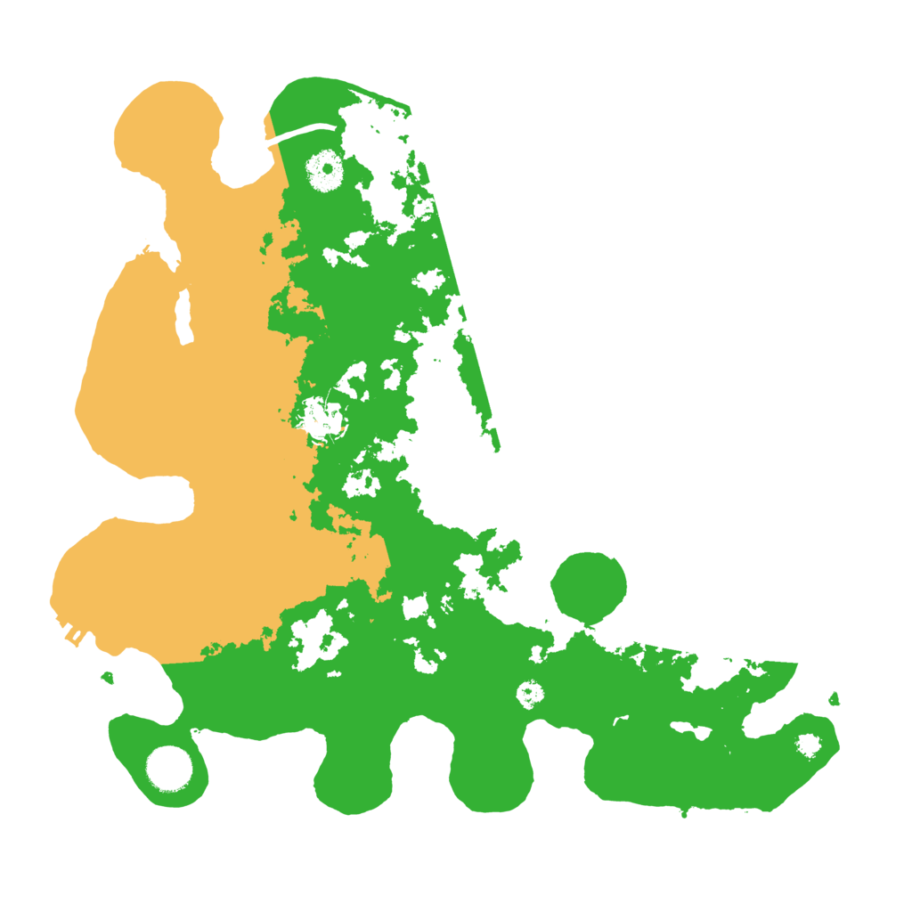 Biome Rust Map: Procedural Map, Size: 3500, Seed: 46041697