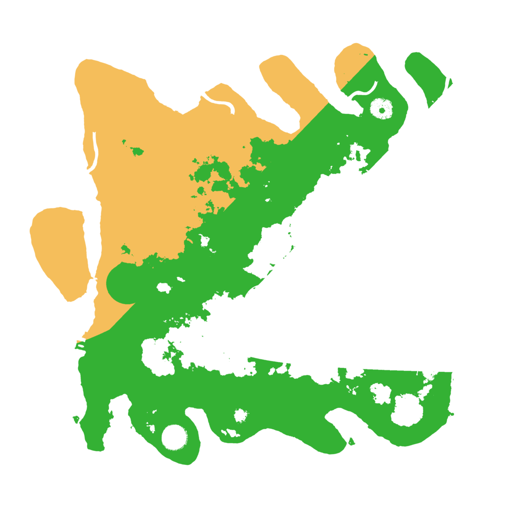 Biome Rust Map: Procedural Map, Size: 3500, Seed: 89376385