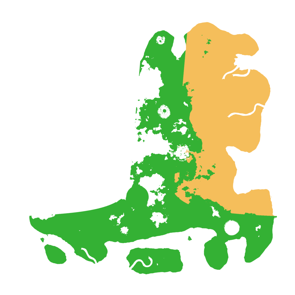 Biome Rust Map: Procedural Map, Size: 3500, Seed: 490556328