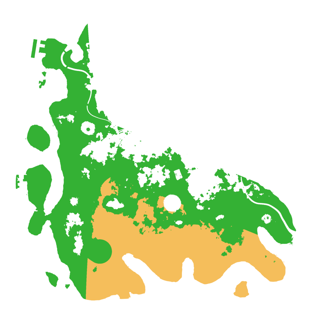 Biome Rust Map: Procedural Map, Size: 3500, Seed: 1121018023