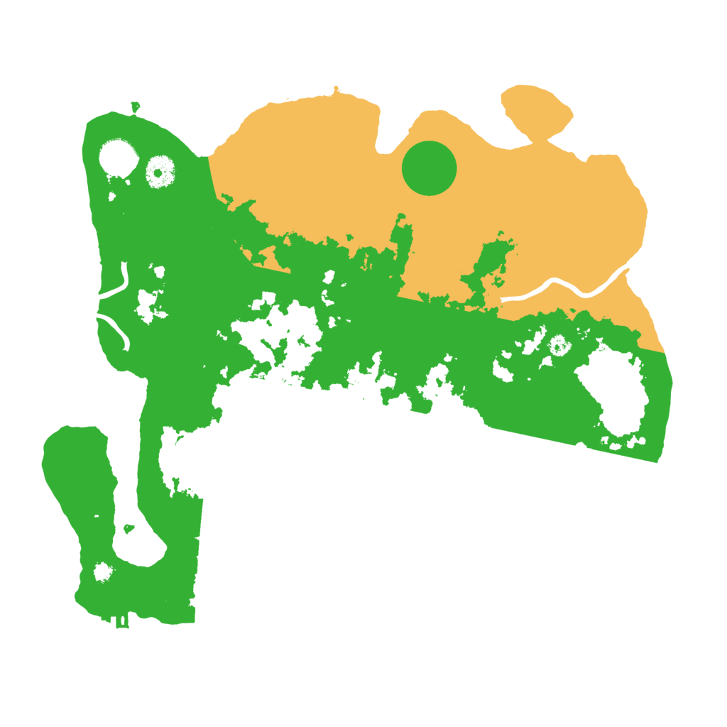 Biome Rust Map: Procedural Map, Size: 3500, Seed: 8567944