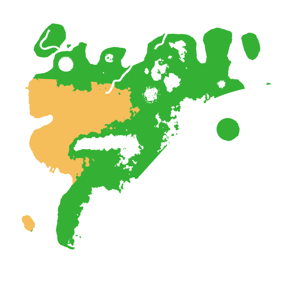 Biome Rust Map: Procedural Map, Size: 3500, Seed: 30226794