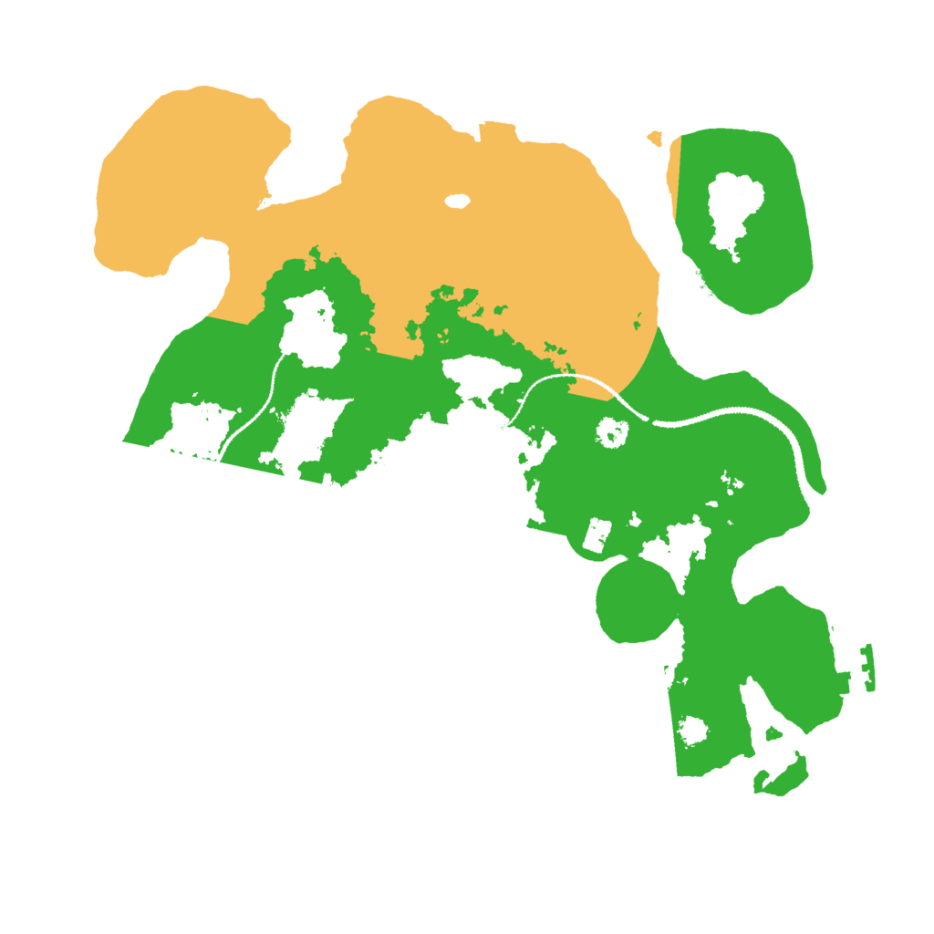 Biome Rust Map: Procedural Map, Size: 3000, Seed: 1063578