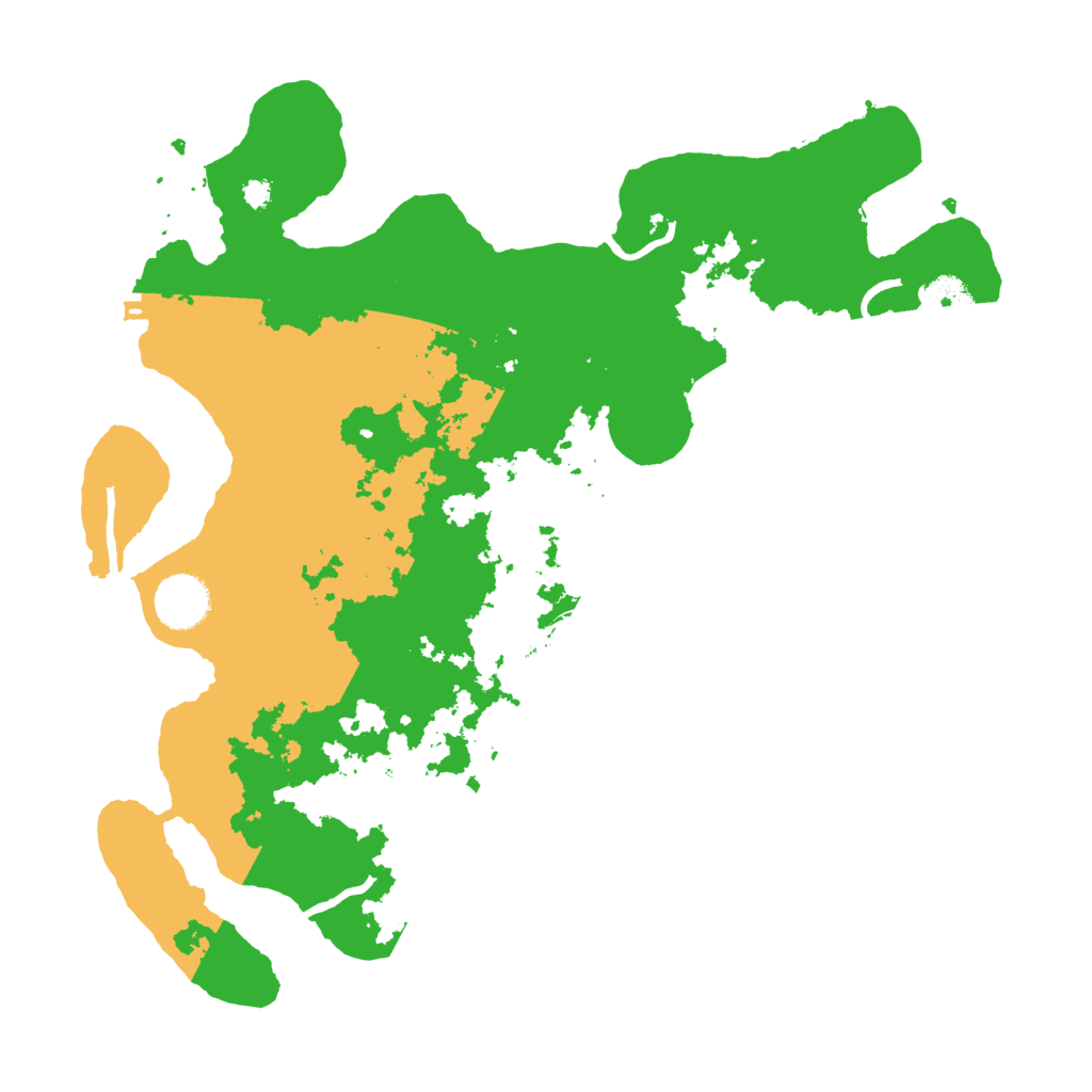 Biome Rust Map: Procedural Map, Size: 3500, Seed: 12055418