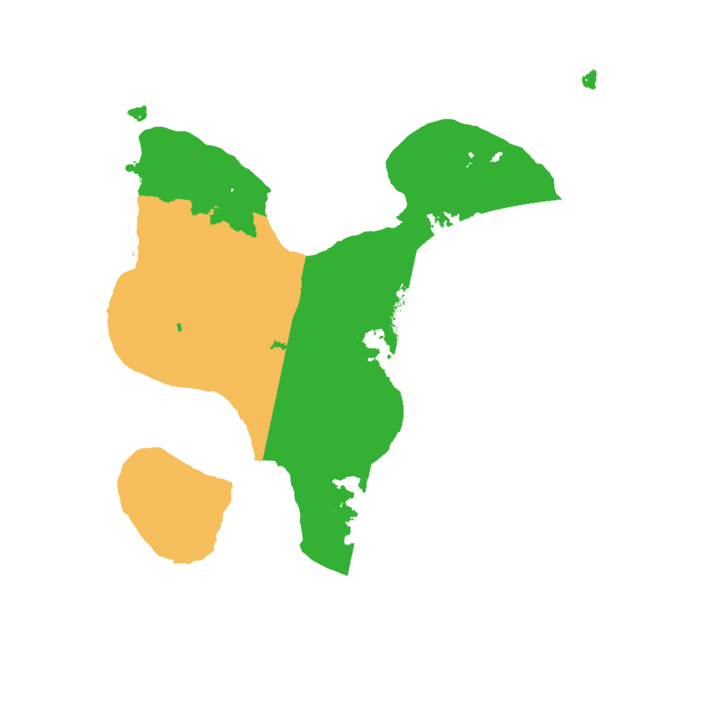 Biome Rust Map: Procedural Map, Size: 2000, Seed: 282990405