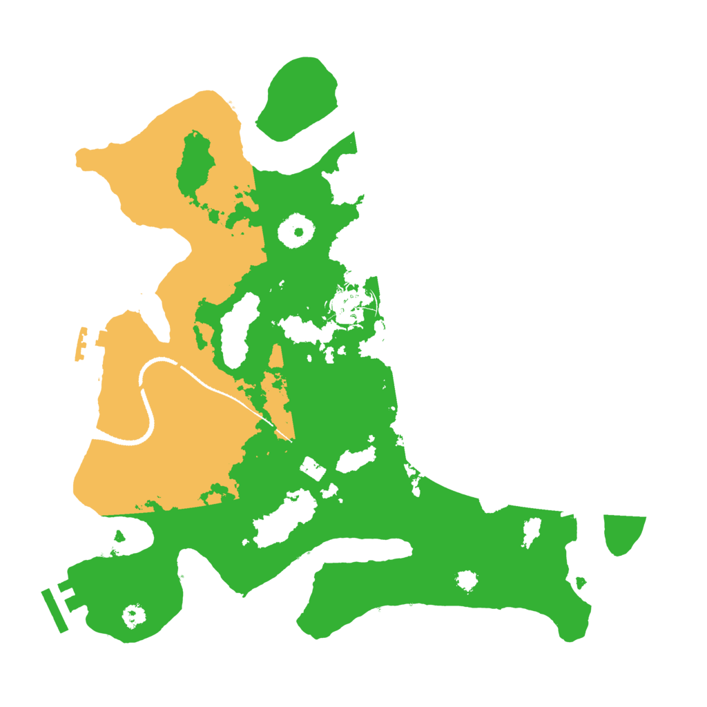 Biome Rust Map: Procedural Map, Size: 3100, Seed: 2577