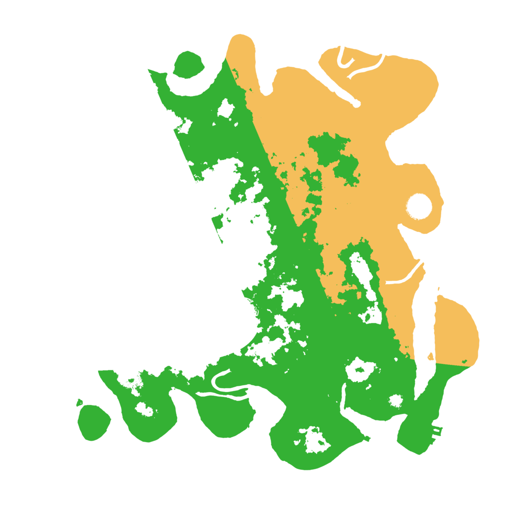 Biome Rust Map: Procedural Map, Size: 3500, Seed: 91957001