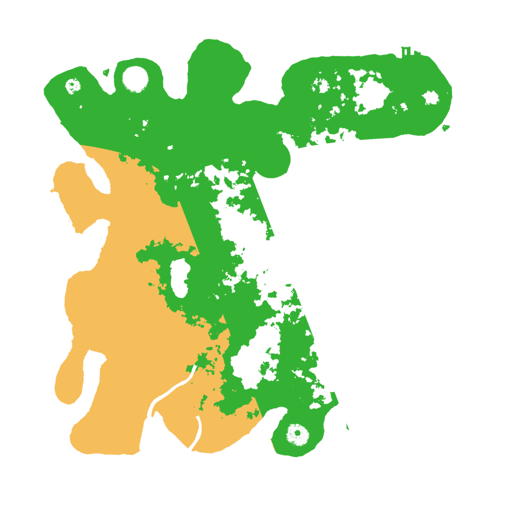 Biome Rust Map: Procedural Map, Size: 3500, Seed: 21547121