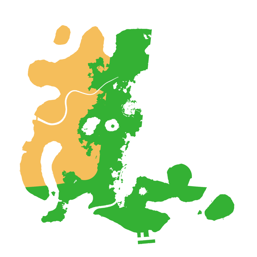 Biome Rust Map: Procedural Map, Size: 3000, Seed: 2012441451