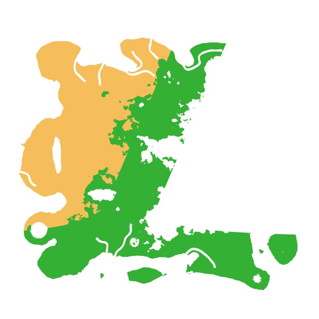Biome Rust Map: Procedural Map, Size: 3500, Seed: 98035471