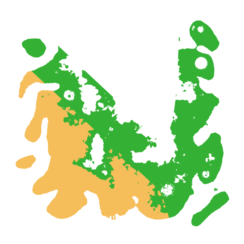 Biome Rust Map: Procedural Map, Size: 3500, Seed: 72405831