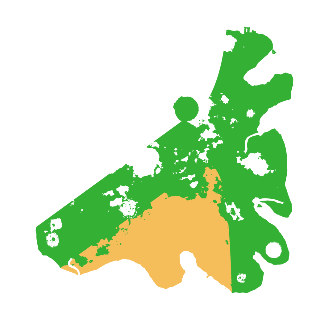 Biome Rust Map: Procedural Map, Size: 3500, Seed: 85970837