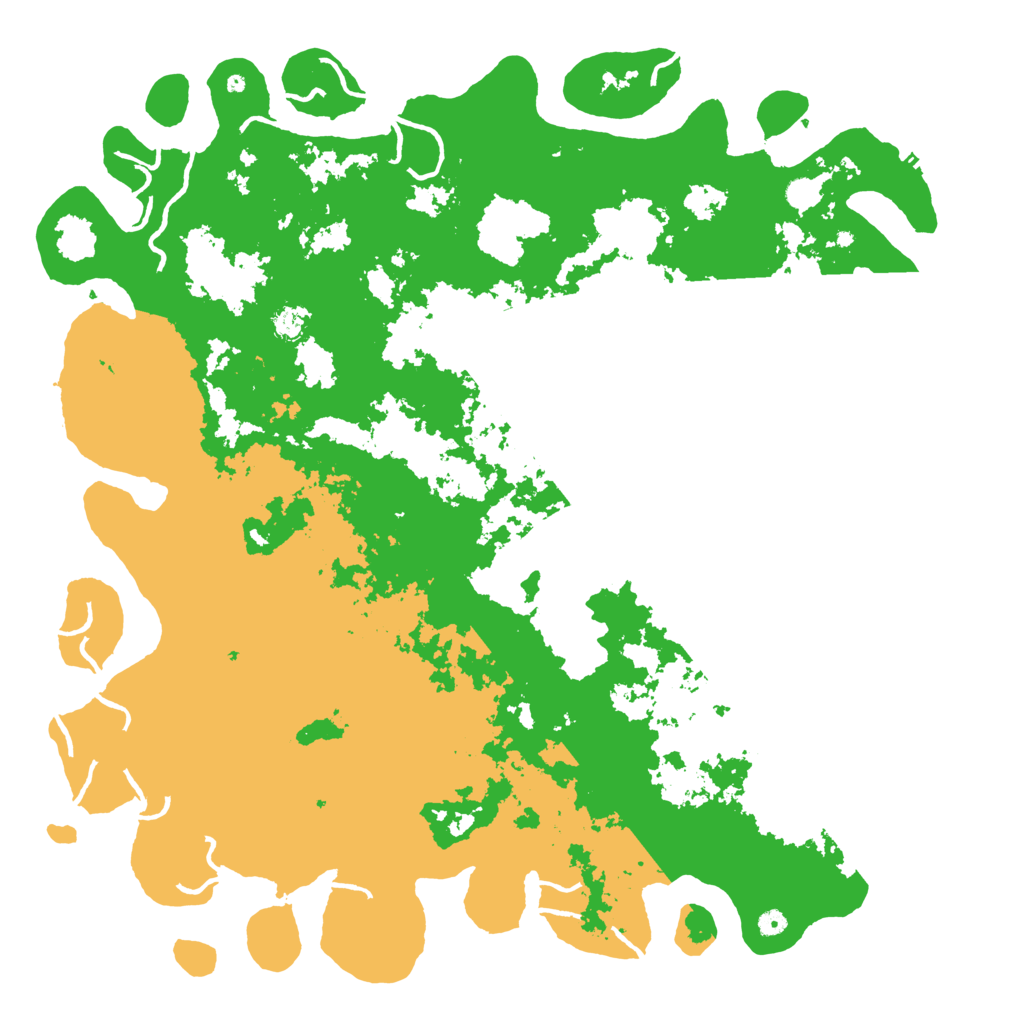 Biome Rust Map: Procedural Map, Size: 5800, Seed: 34578964