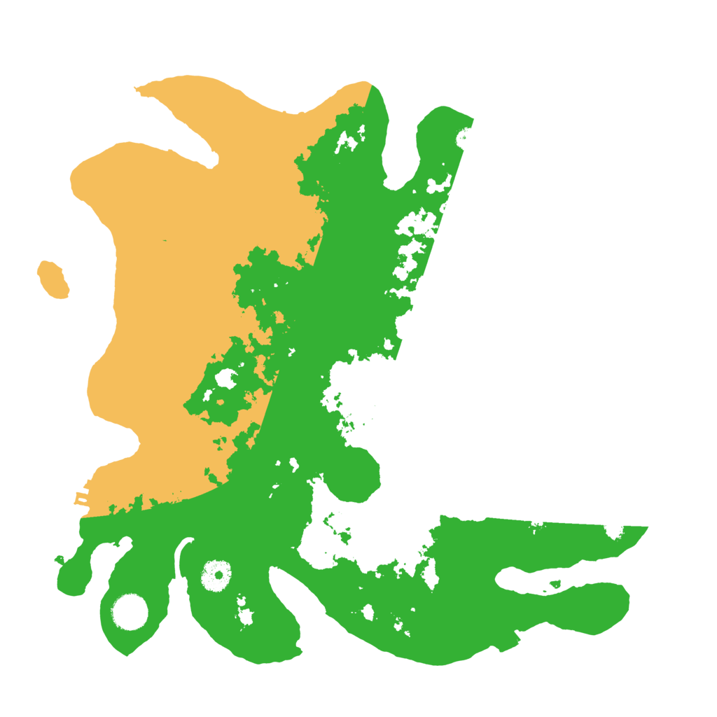 Biome Rust Map: Procedural Map, Size: 3500, Seed: 35637714