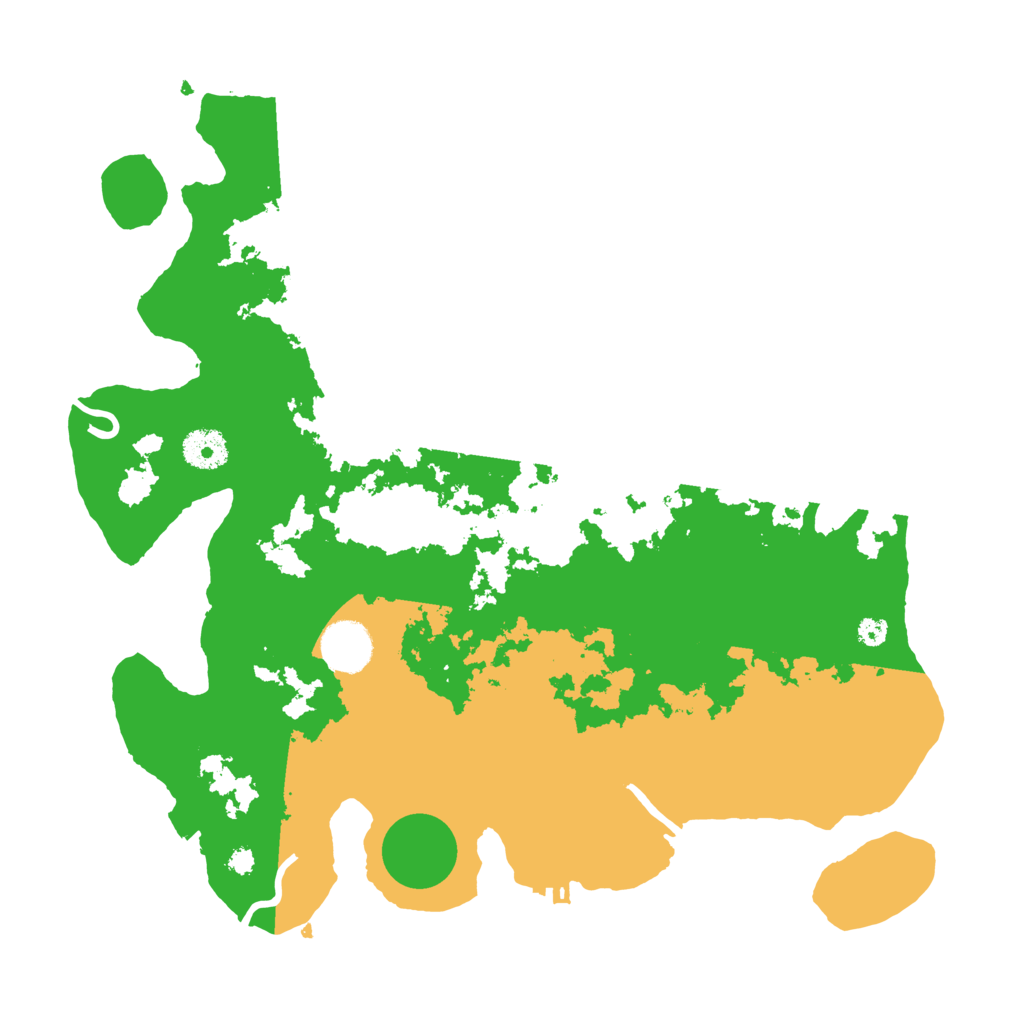 Biome Rust Map: Procedural Map, Size: 3600, Seed: 184025