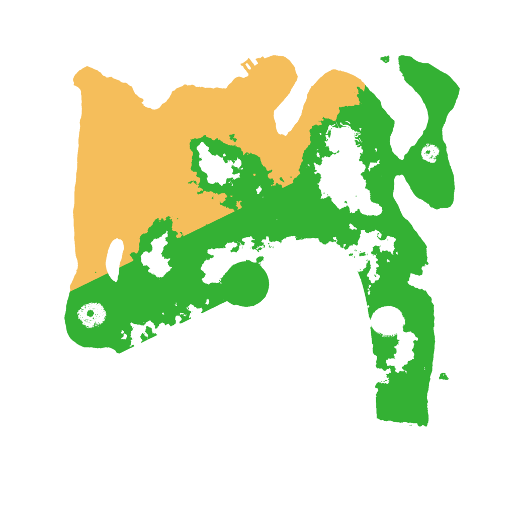 Biome Rust Map: Procedural Map, Size: 3000, Seed: 50800