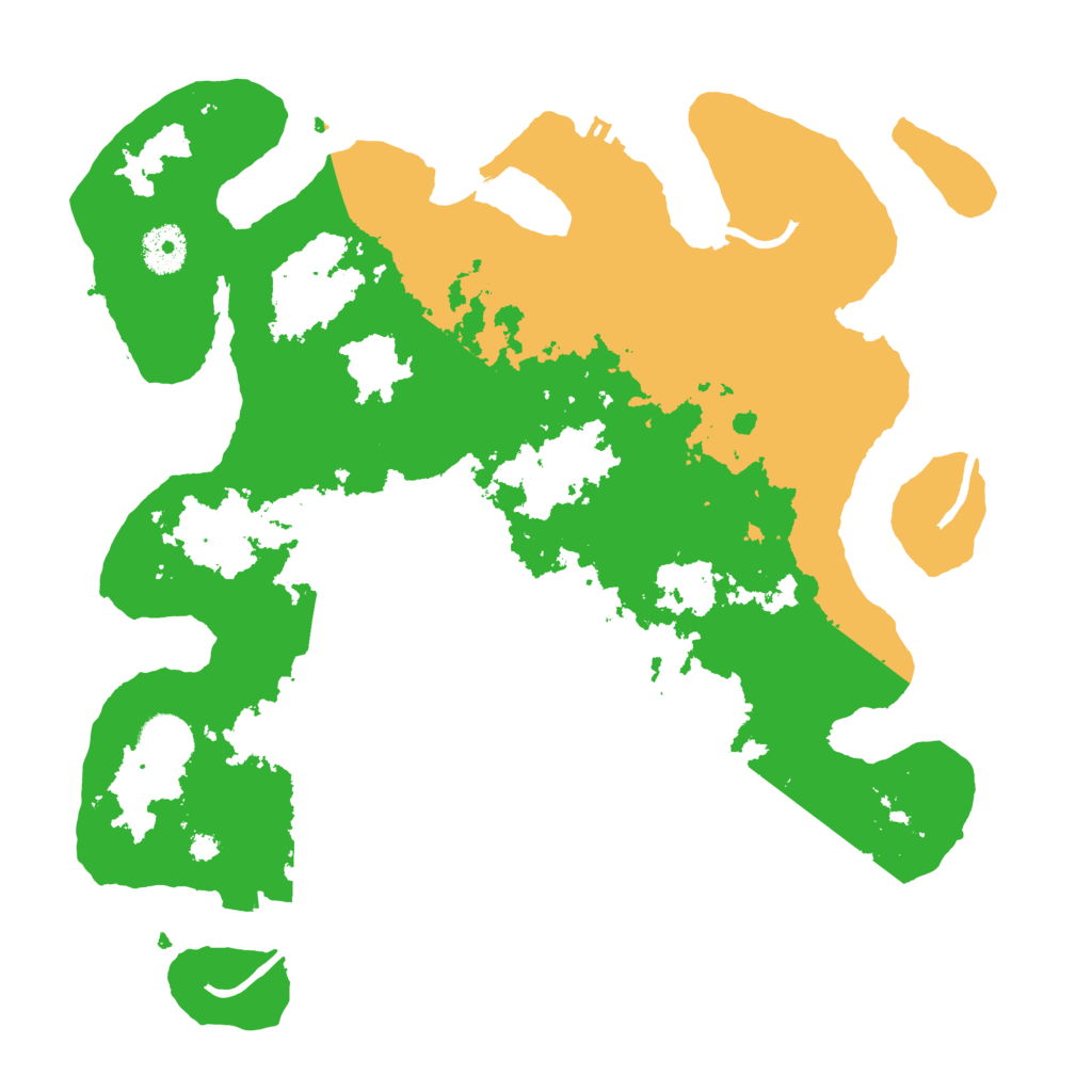 Biome Rust Map: Procedural Map, Size: 3500, Seed: 868849003