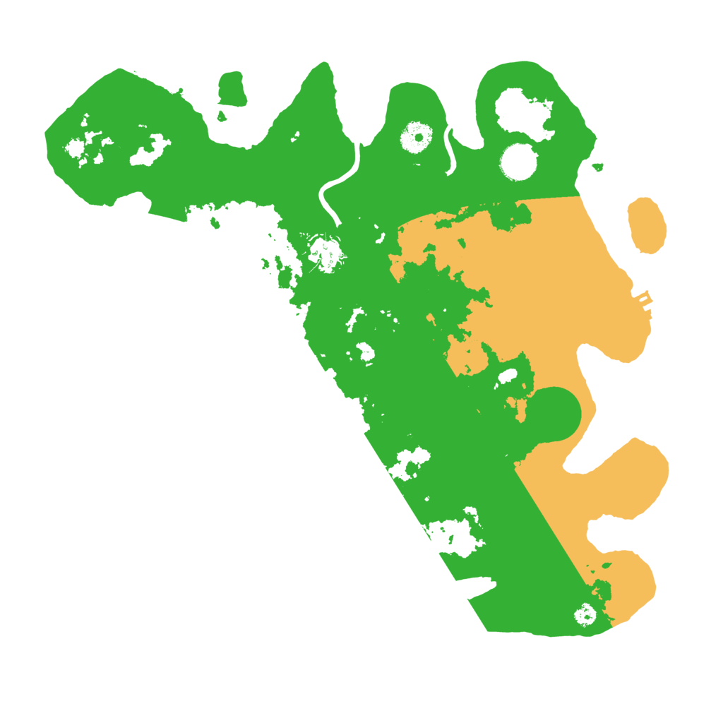 Biome Rust Map: Procedural Map, Size: 3500, Seed: 70440975