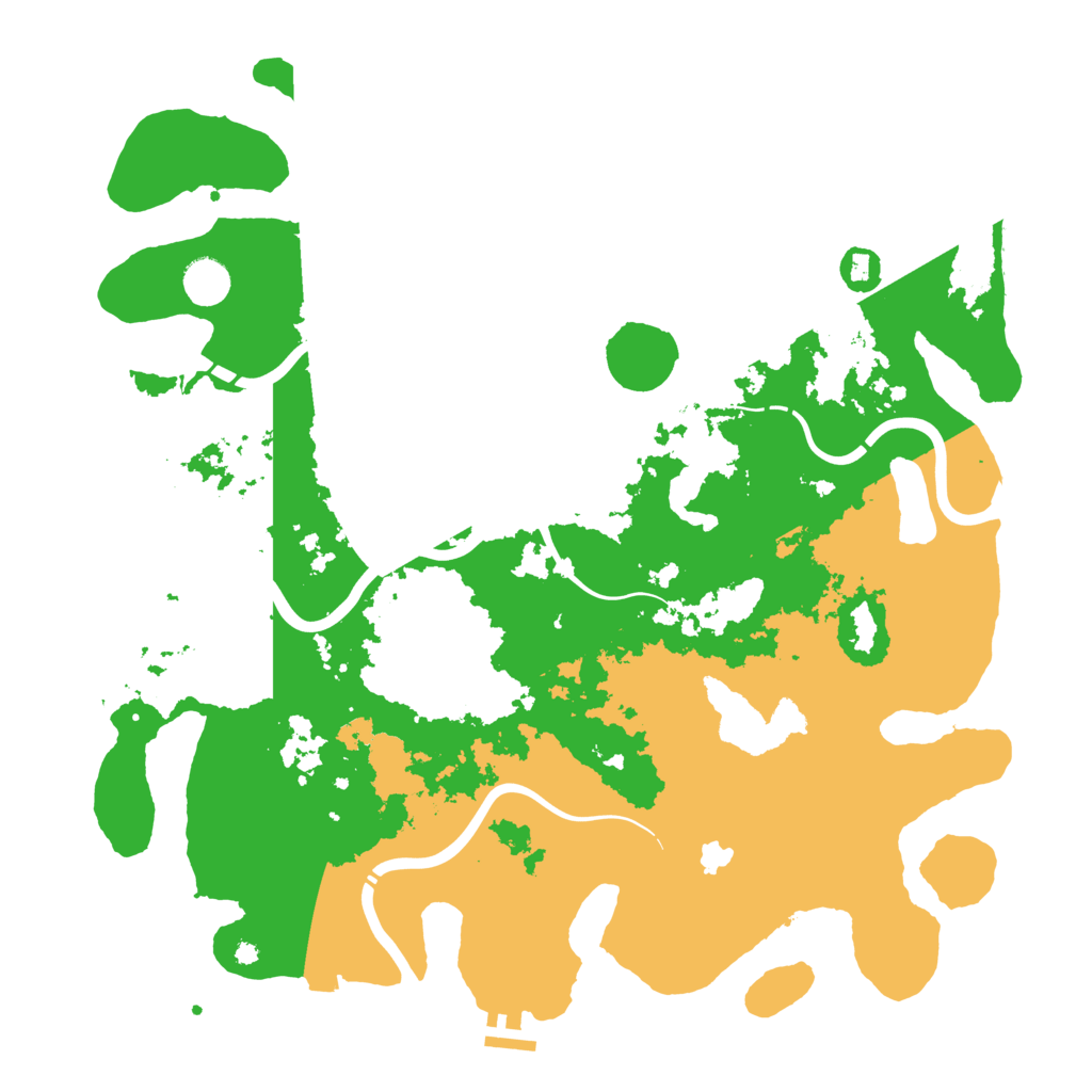 Biome Rust Map: Procedural Map, Size: 4300, Seed: 97974