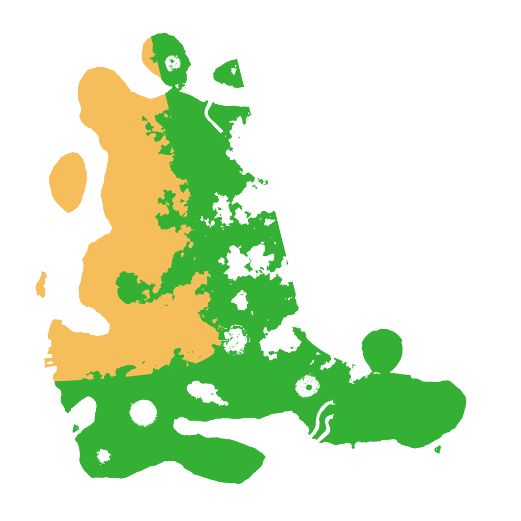 Biome Rust Map: Procedural Map, Size: 3500, Seed: 19020666