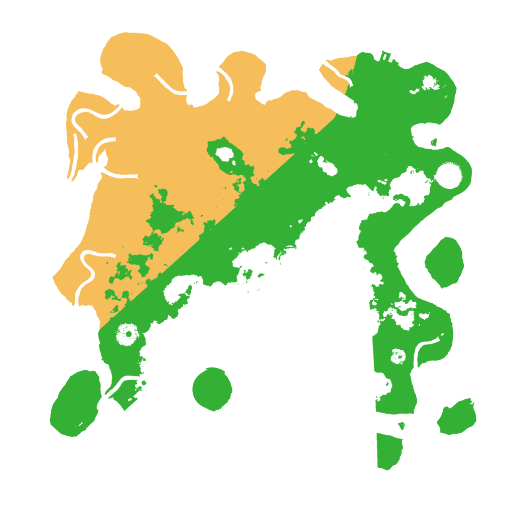 Biome Rust Map: Procedural Map, Size: 3500, Seed: 46866250