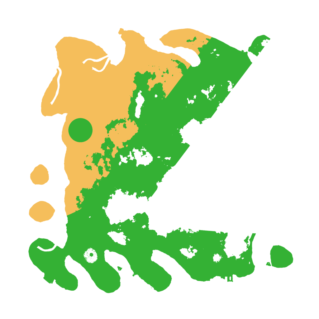 Biome Rust Map: Procedural Map, Size: 3500, Seed: 1150626579