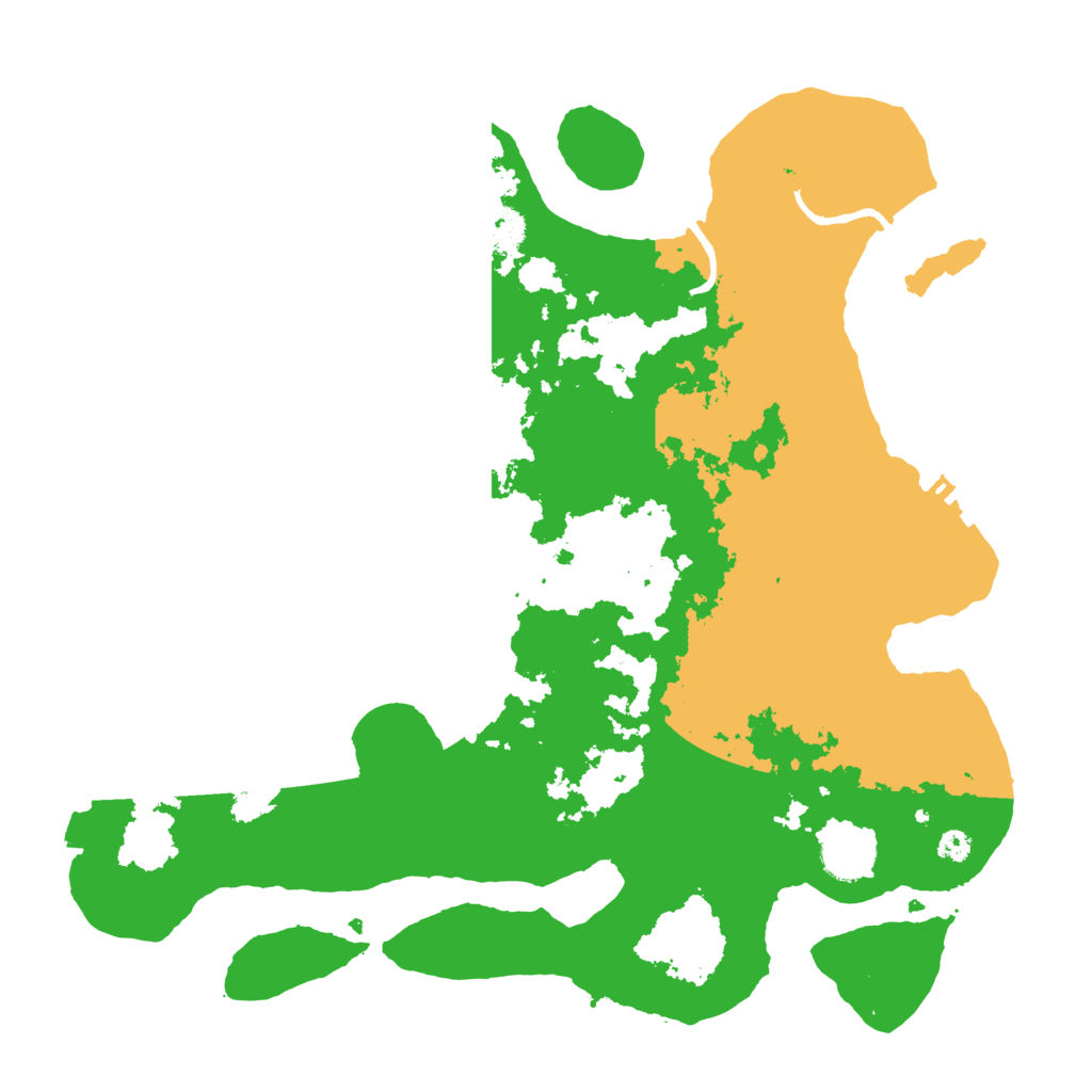 Biome Rust Map: Procedural Map, Size: 3500, Seed: 2078577209