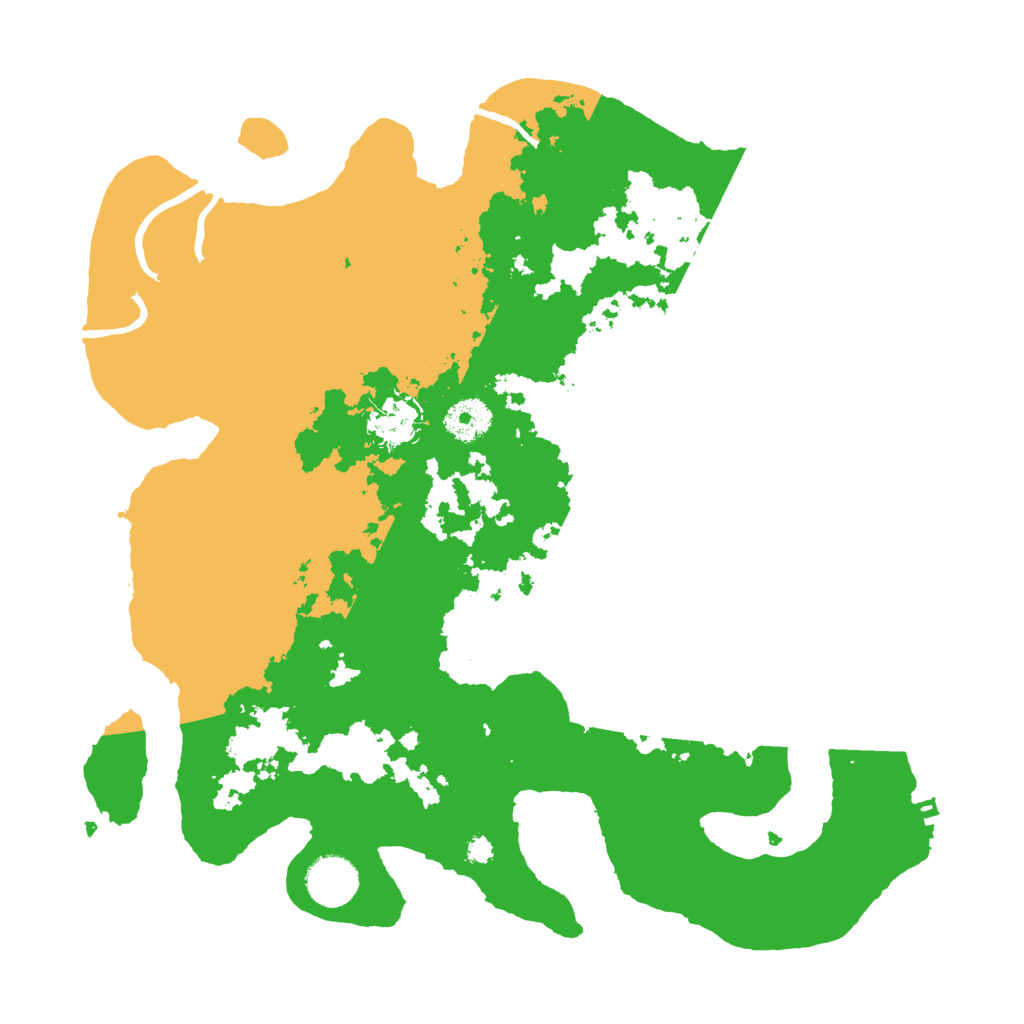 Biome Rust Map: Procedural Map, Size: 3500, Seed: 85053508
