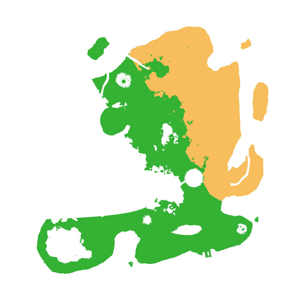 Biome Rust Map: Procedural Map, Size: 3000, Seed: 401044449
