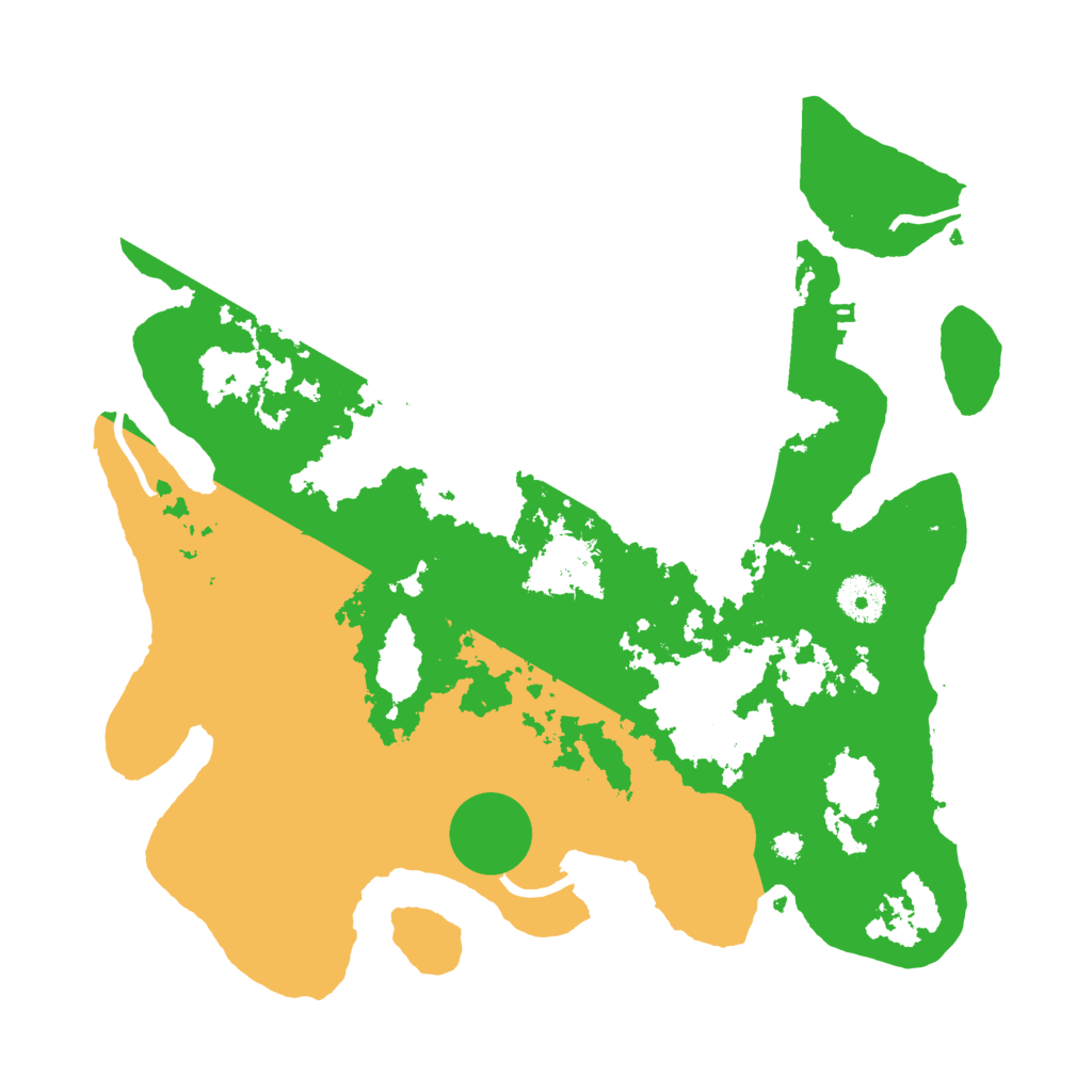Biome Rust Map: Procedural Map, Size: 3500, Seed: 553268051