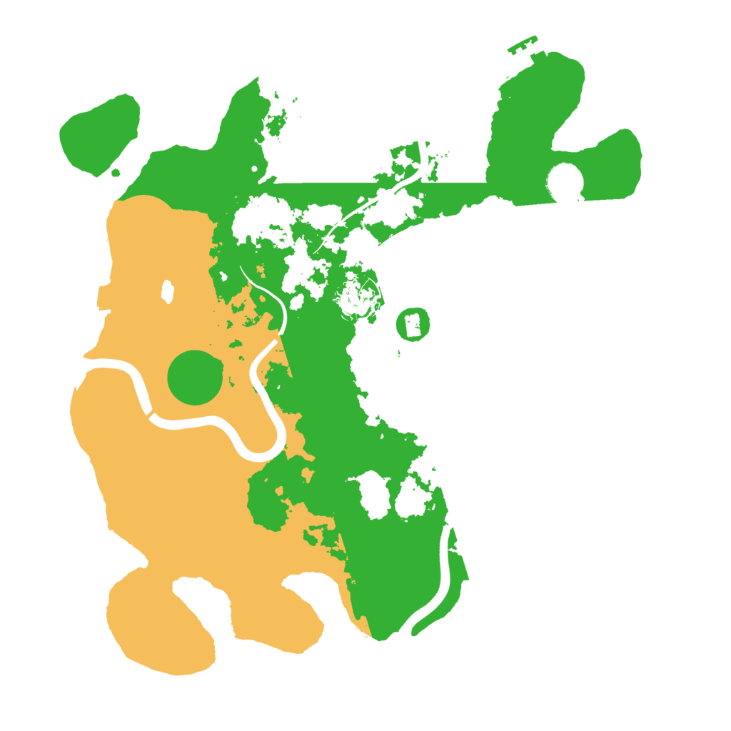 Biome Rust Map: Procedural Map, Size: 3500, Seed: 1828791409