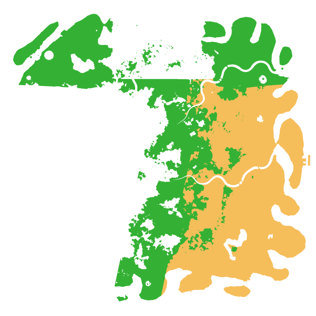 Biome Rust Map: Procedural Map, Size: 6000, Seed: 20180419