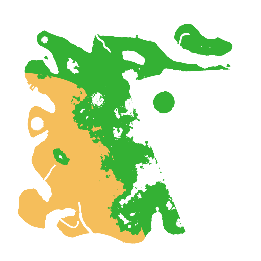 Biome Rust Map: Procedural Map, Size: 3500, Seed: 80704261