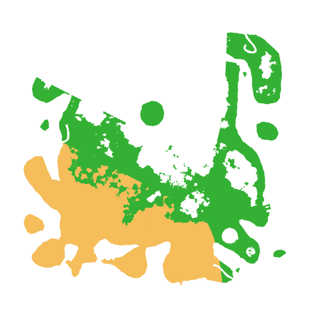 Biome Rust Map: Procedural Map, Size: 3500, Seed: 62738