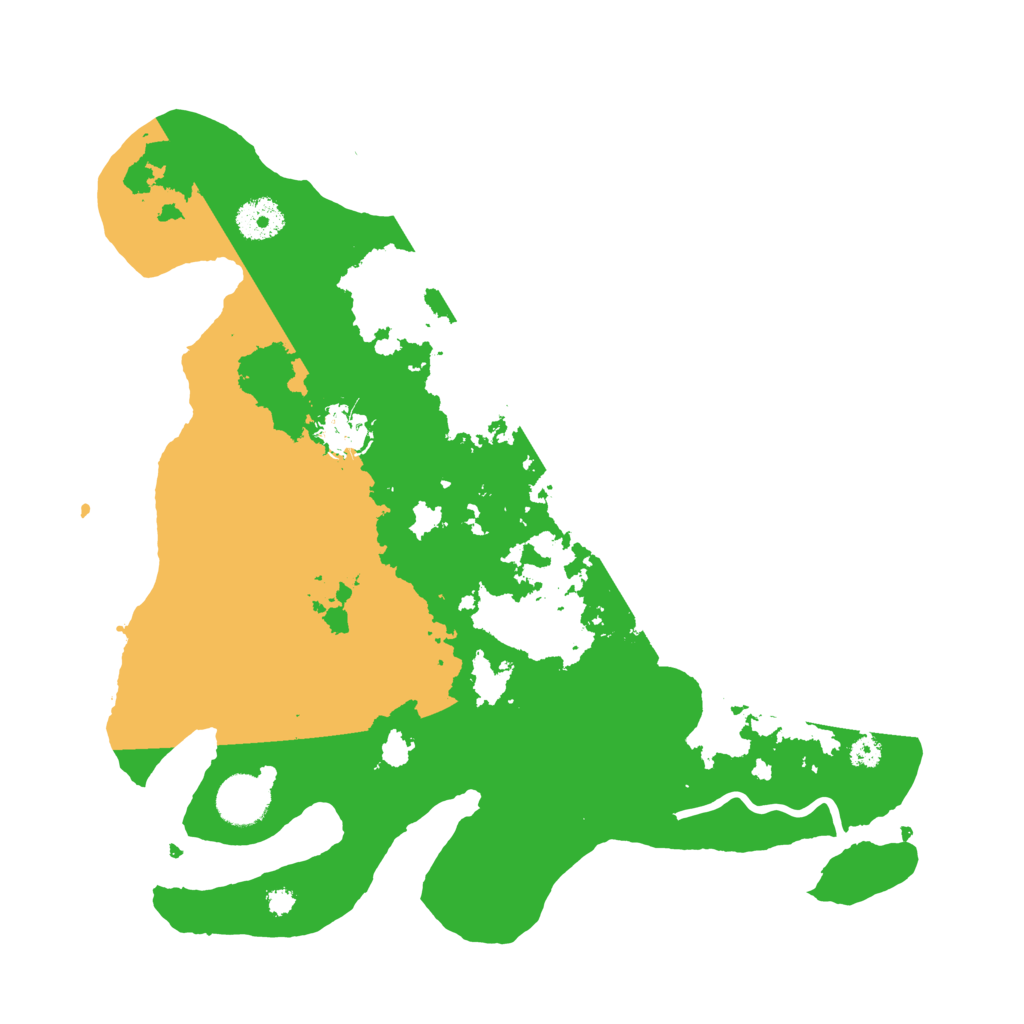 Biome Rust Map: Procedural Map, Size: 3500, Seed: 18860747