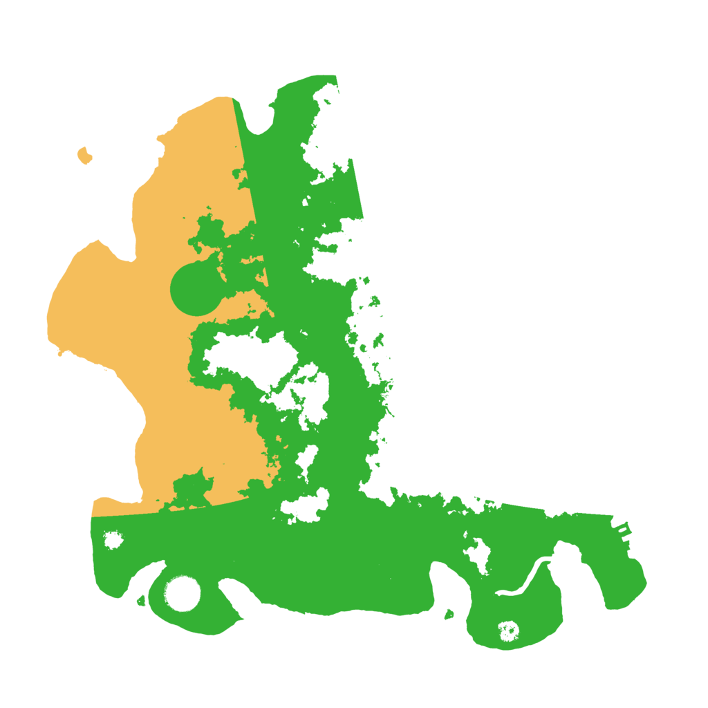 Biome Rust Map: Procedural Map, Size: 3500, Seed: 938511445