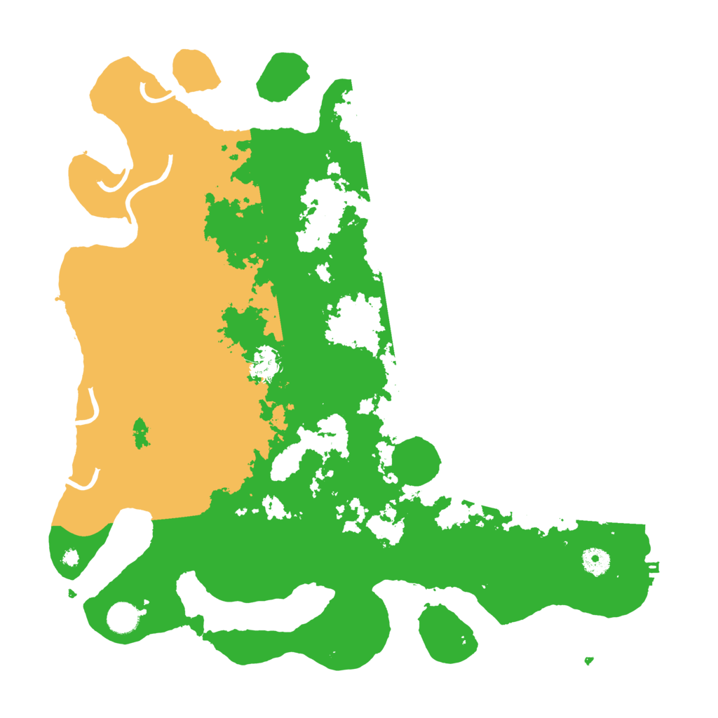 Biome Rust Map: Procedural Map, Size: 4000, Seed: 458334
