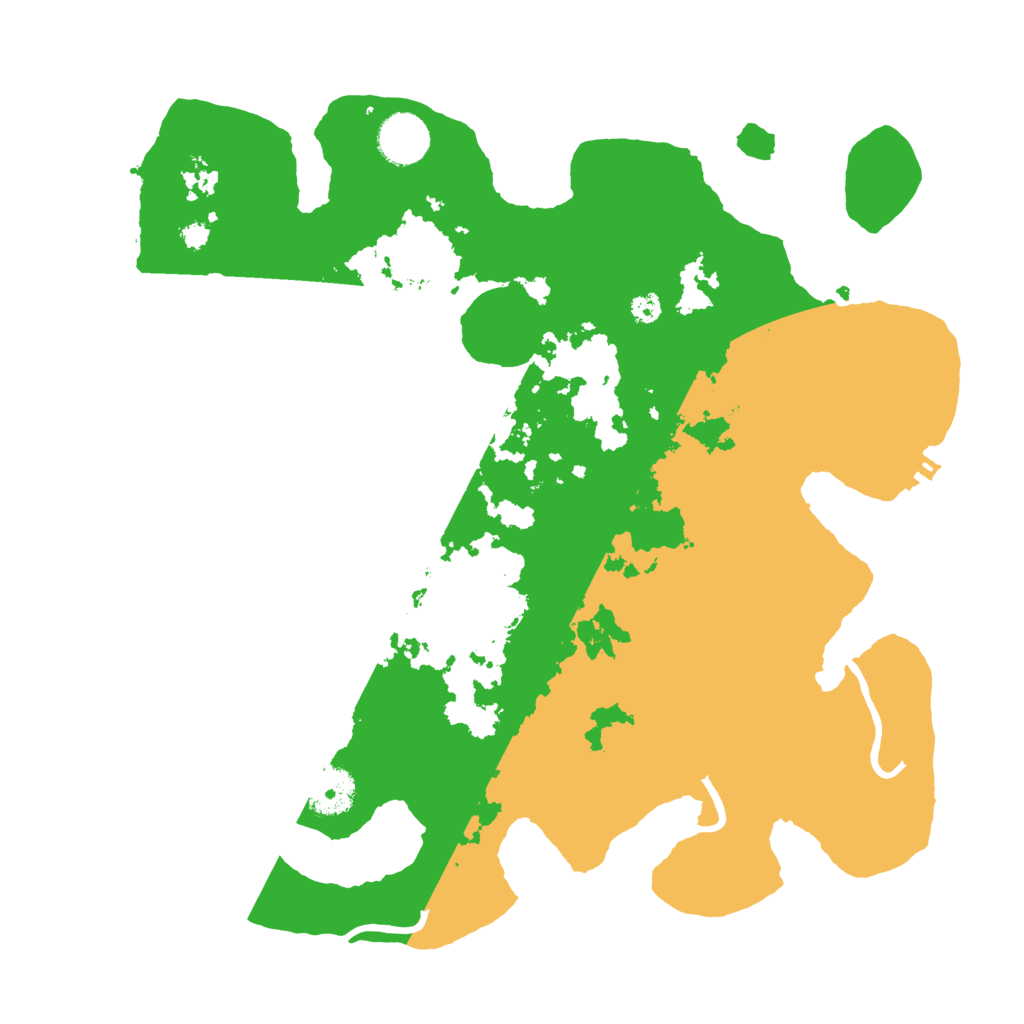 Biome Rust Map: Procedural Map, Size: 3500, Seed: 49543205