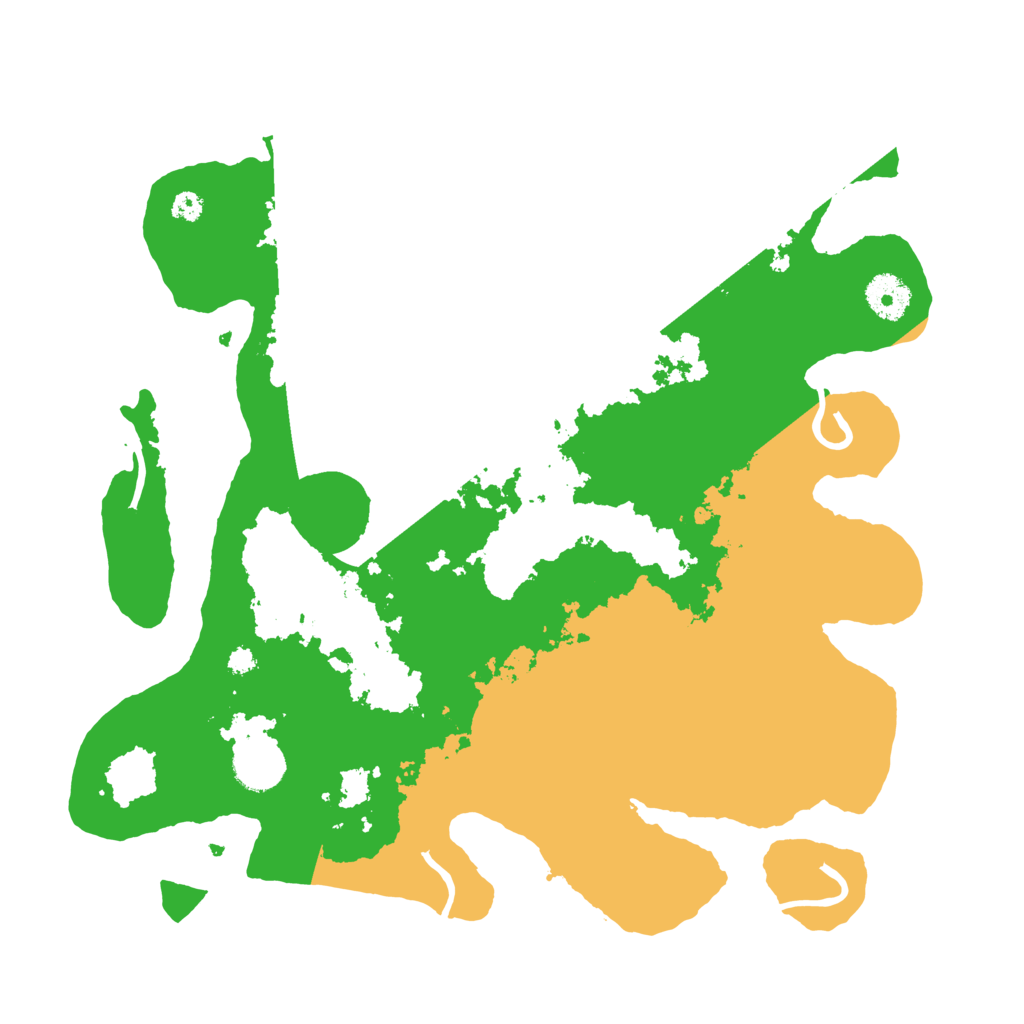 Biome Rust Map: Procedural Map, Size: 3500, Seed: 46663245