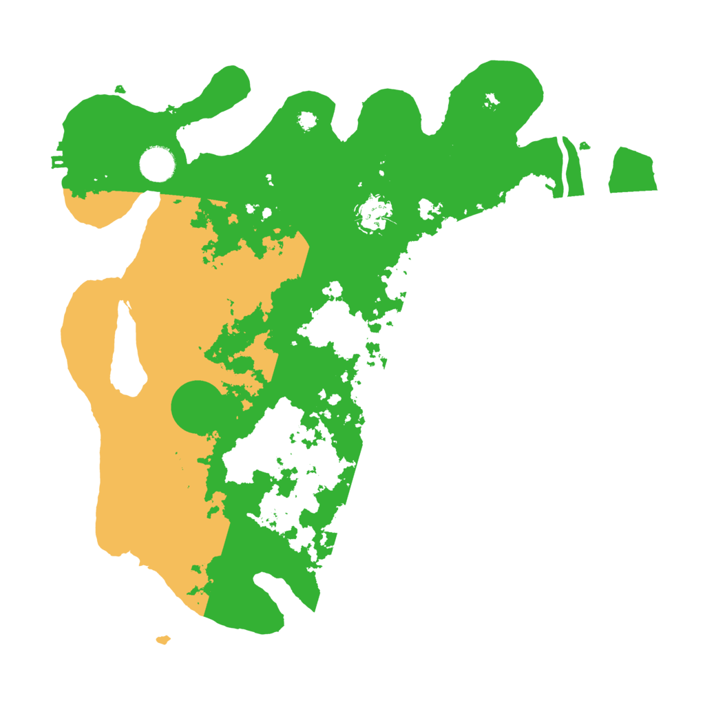 Biome Rust Map: Procedural Map, Size: 3500, Seed: 1099086057