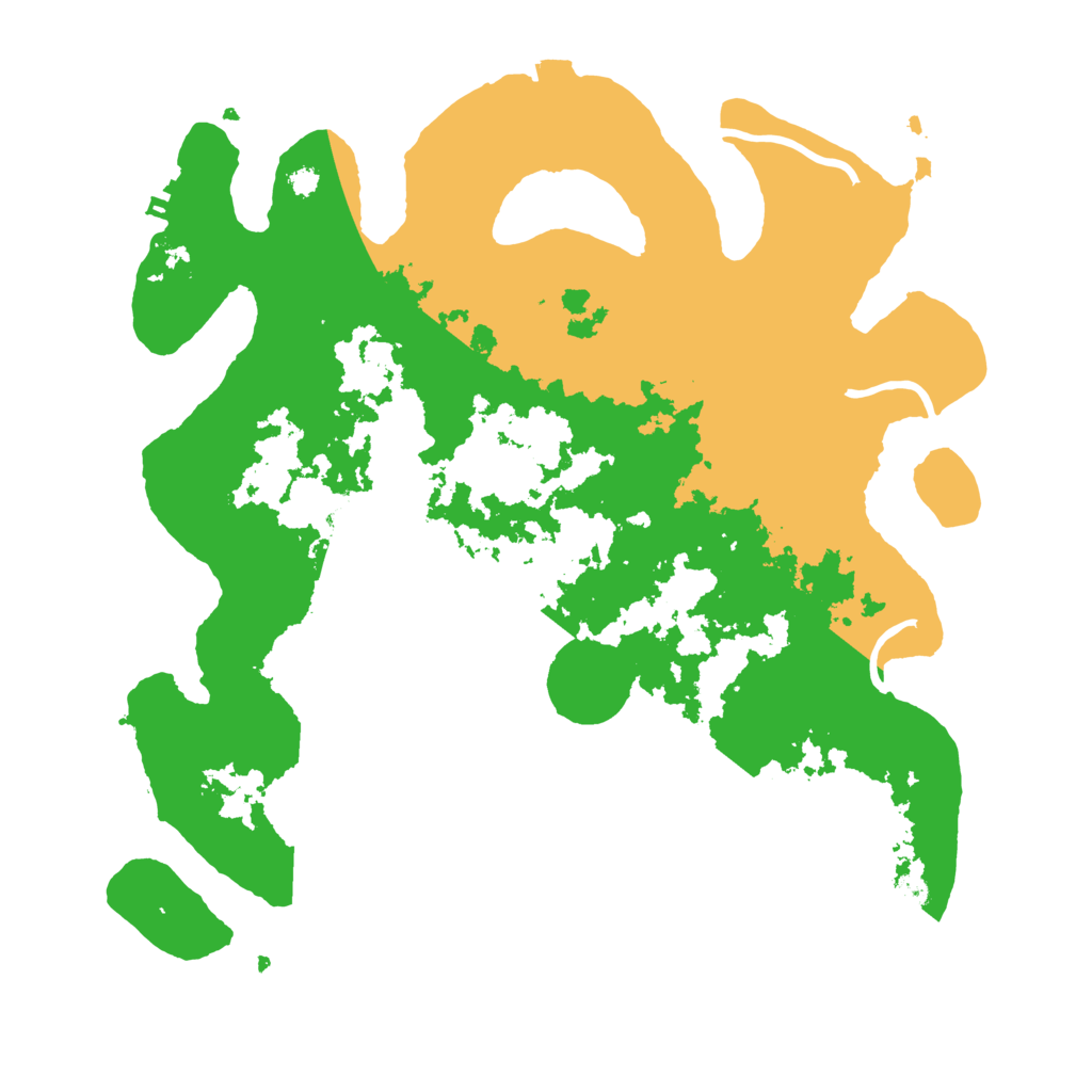 Biome Rust Map: Procedural Map, Size: 3500, Seed: 44905878