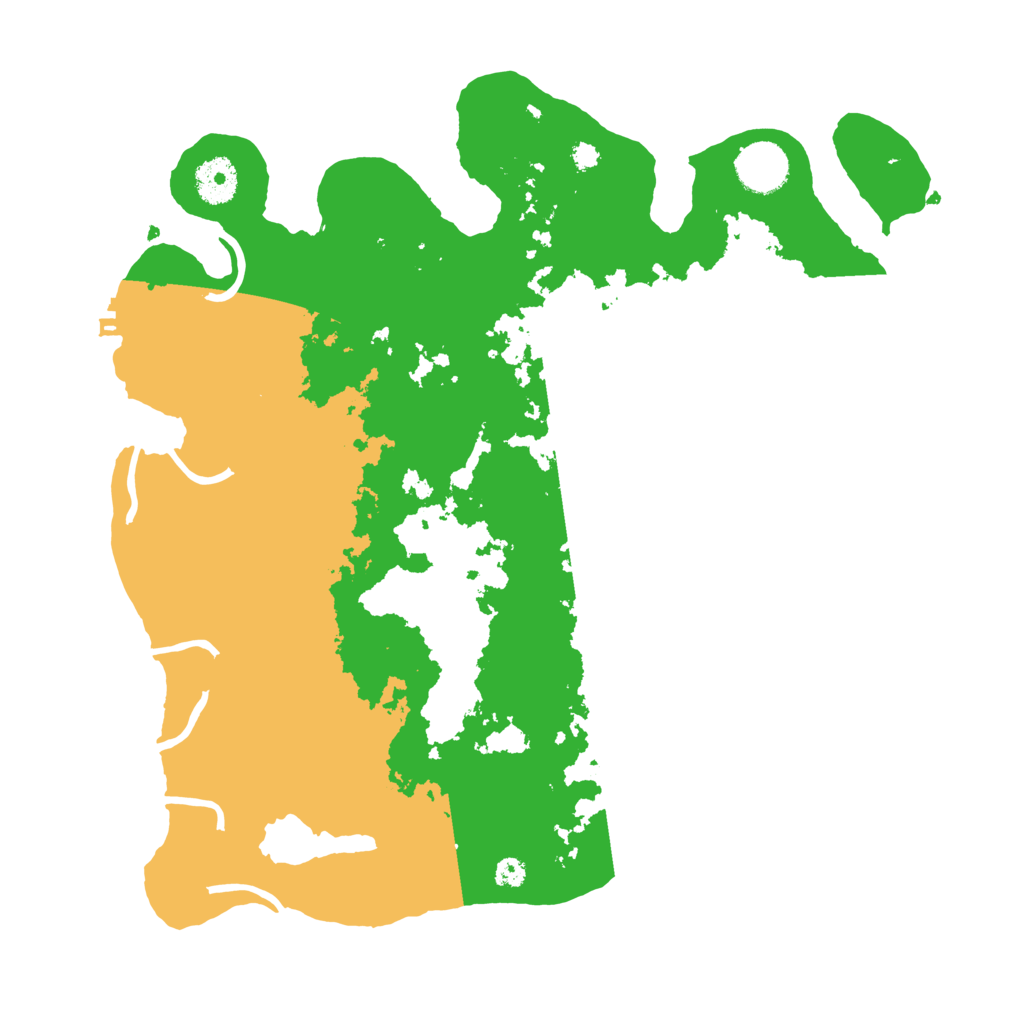 Biome Rust Map: Procedural Map, Size: 3500, Seed: 66287115