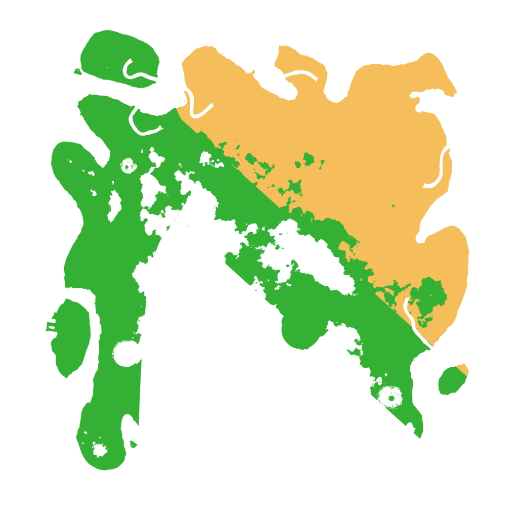 Biome Rust Map: Procedural Map, Size: 3500, Seed: 87914913