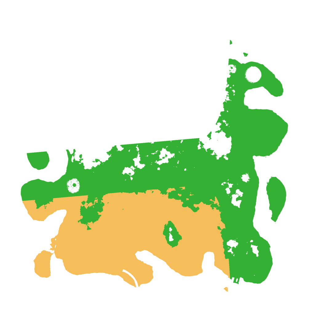 Biome Rust Map: Procedural Map, Size: 3500, Seed: 61429876