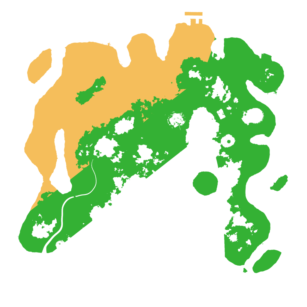 Biome Rust Map: Procedural Map, Size: 3500, Seed: 486438664