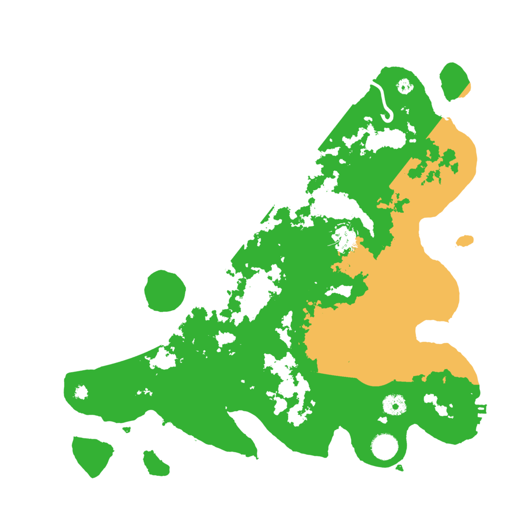 Biome Rust Map: Procedural Map, Size: 3500, Seed: 82645578