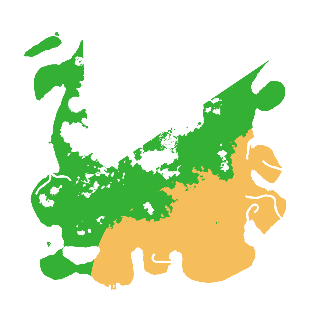 Biome Rust Map: Procedural Map, Size: 3500, Seed: 73414793